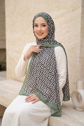 Nora Patterned Scarf Series Khaki