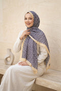 Nora Patterned Scarf Series Yellow