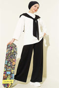 Basic 2 Piece Set with Shoulder Straps, Black
