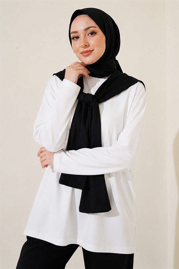 Loysha 2 Piece Set with Shoulder Detail, Black