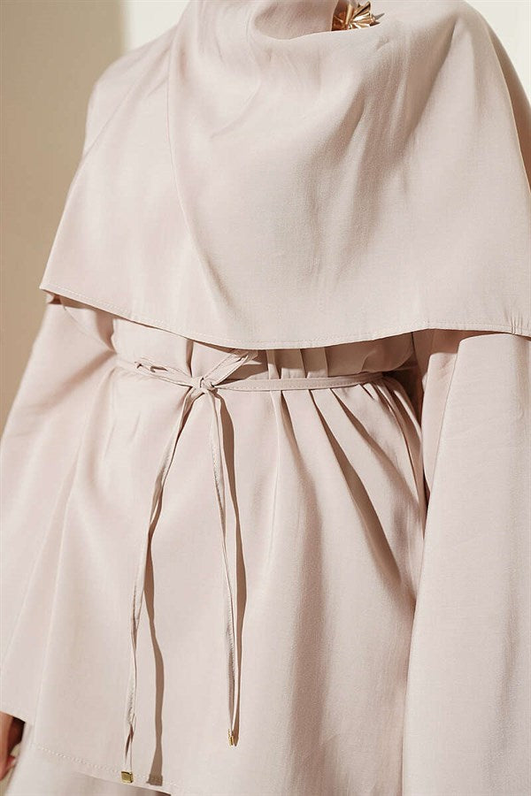 Modal 2 Piece Set with Shoulder Cape and Stone Embellishments