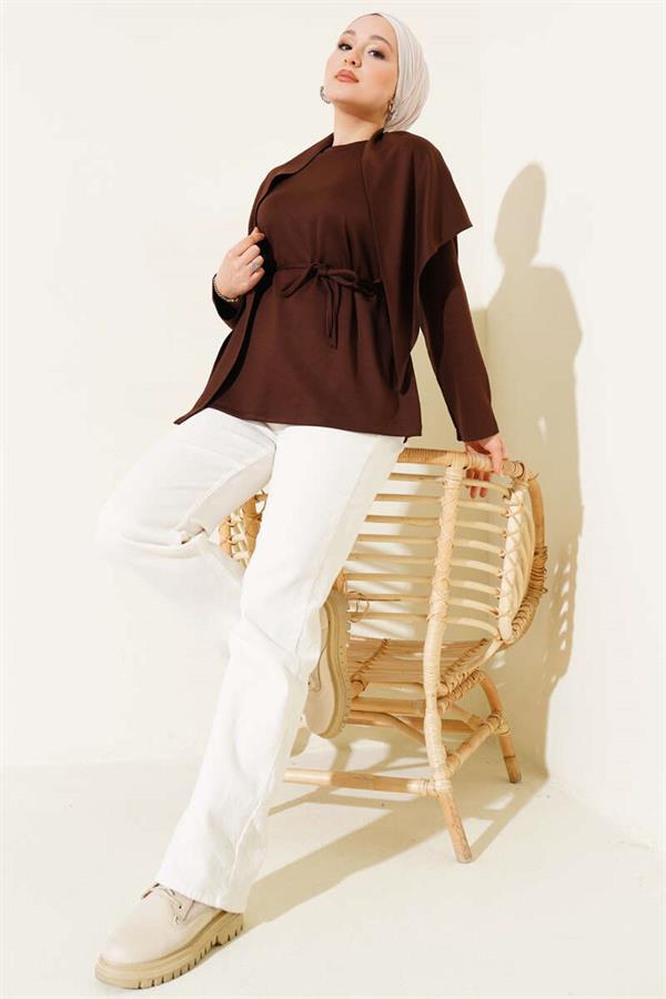 Shoulder Shawl Loisha Tunic Coffee