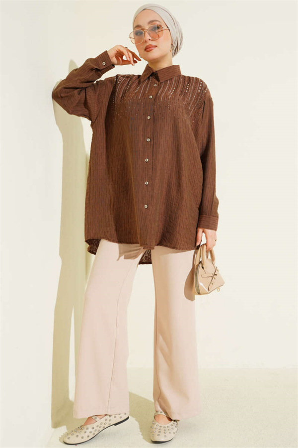 Stone-Shouldered Shirt, Coffee