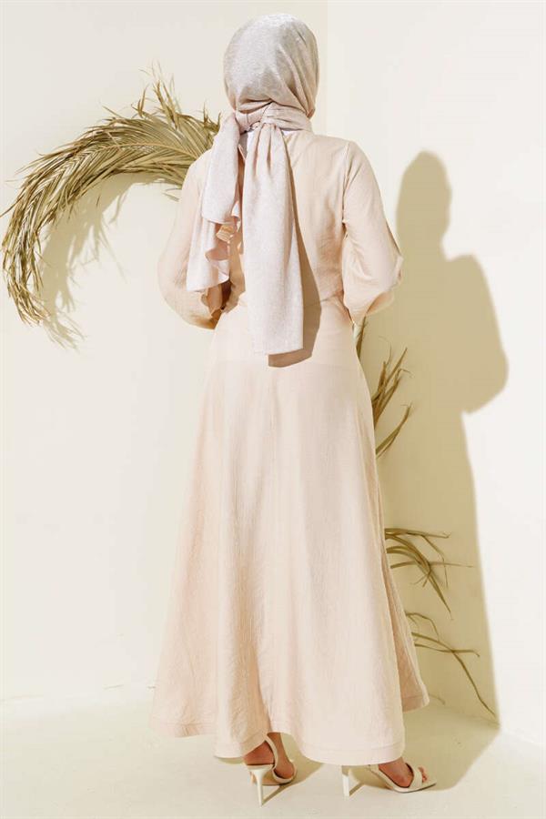 Tie Front Dress Stone