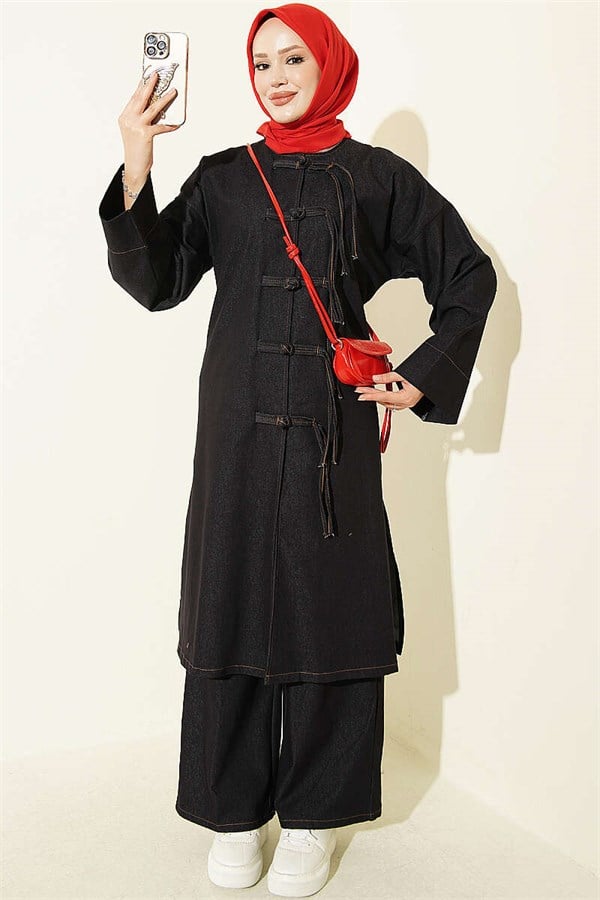 Dark Navy 2 Piece Set with British Detail Front