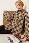 Front Plaid Shirt Biscuit