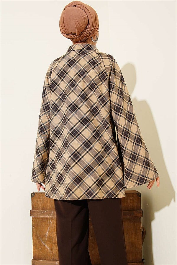 Front Plaid Shirt Biscuit
