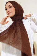 Organic Bamboo Krash Shawl Bitter Coffee
