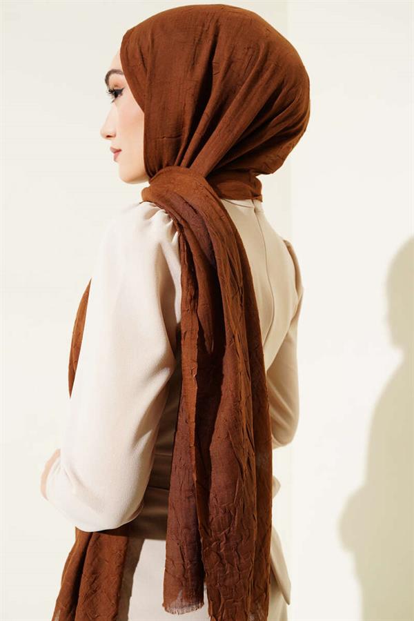 Organic Bamboo Krash Shawl Light Brown