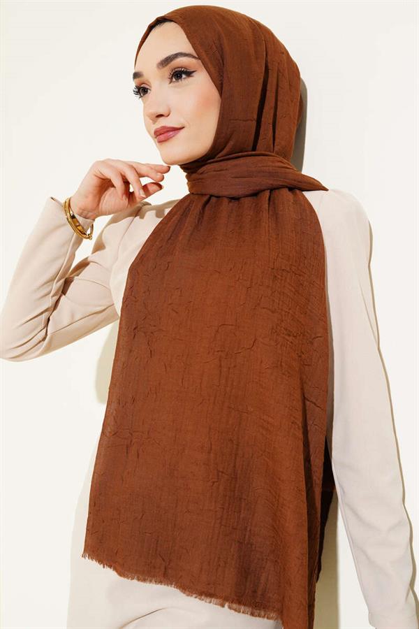 Organic Bamboo Krash Shawl Light Brown