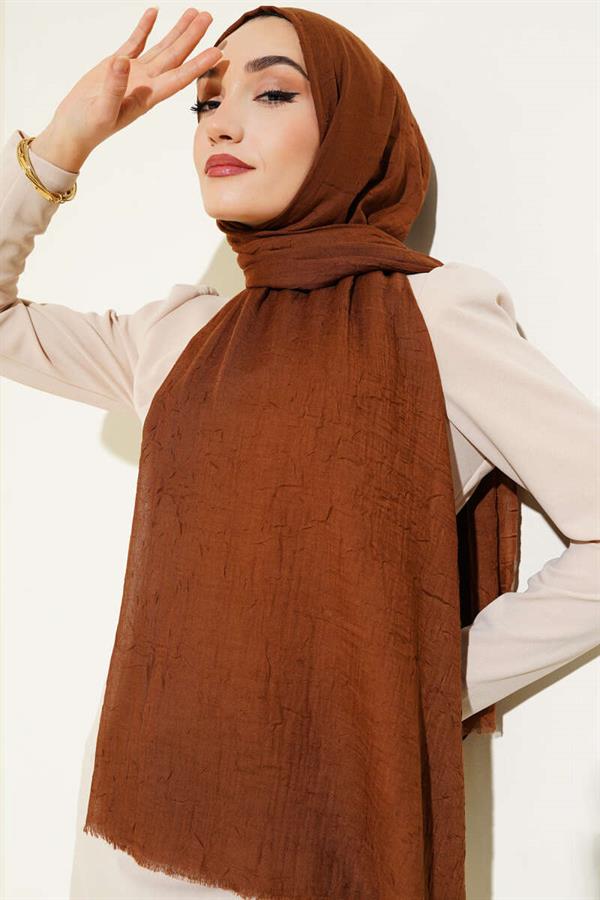 Organic Bamboo Krash Shawl Light Brown