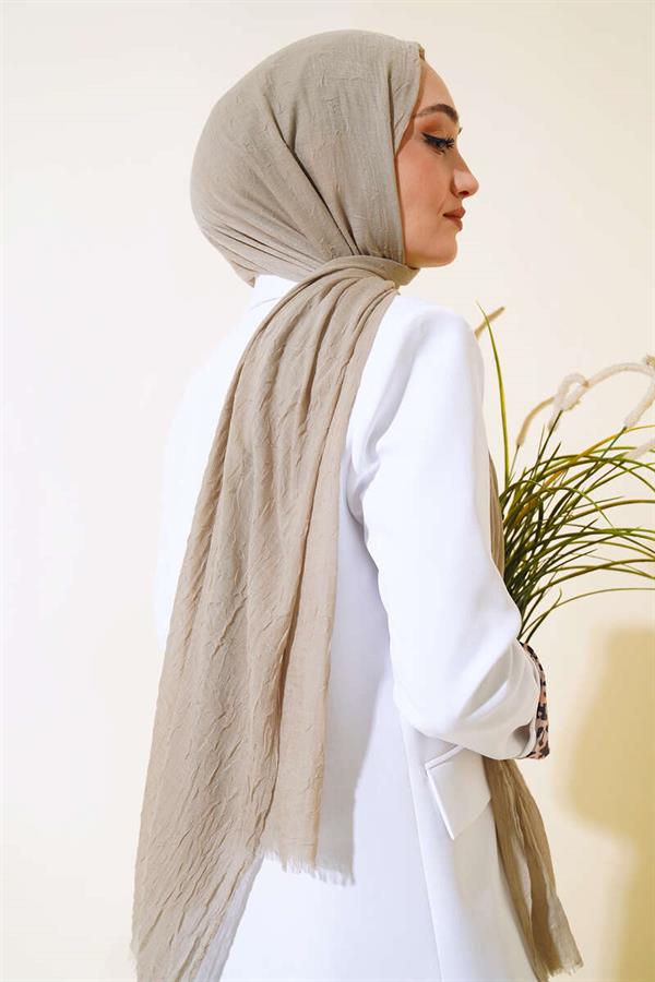 Organic Bamboo Krash Shawl Light Mink