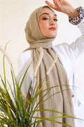 Organic Bamboo Krash Shawl Light Mink