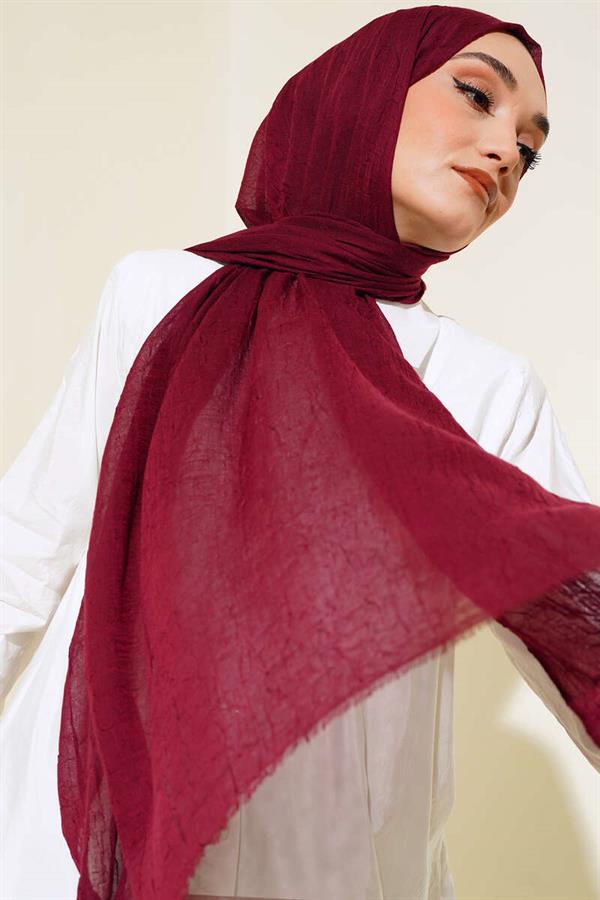 Organic Bamboo Krash Shawl Burgundy