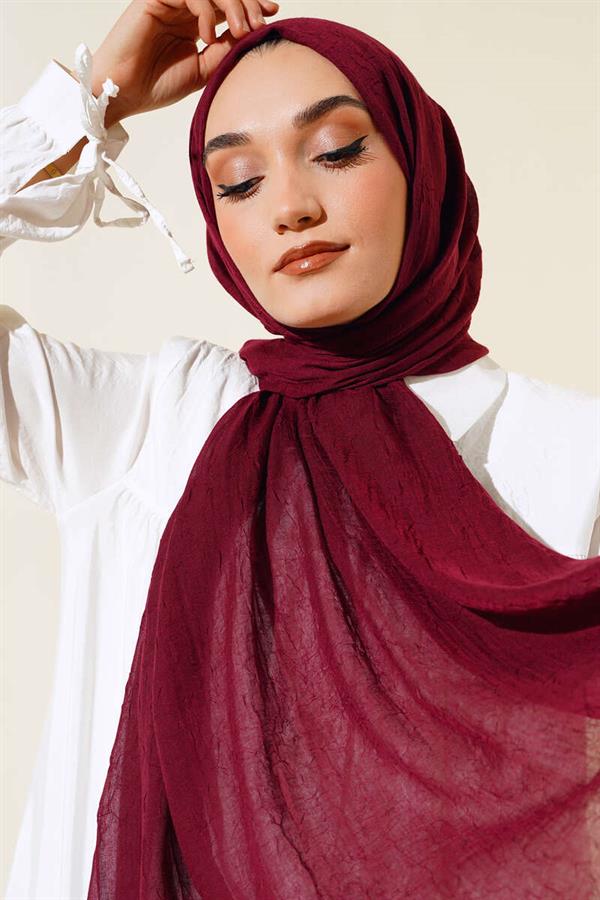 Organic Bamboo Krash Shawl Burgundy