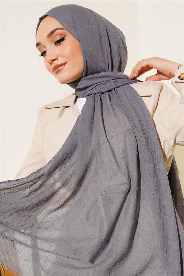 Organic Bamboo Krash Shawl Smoked