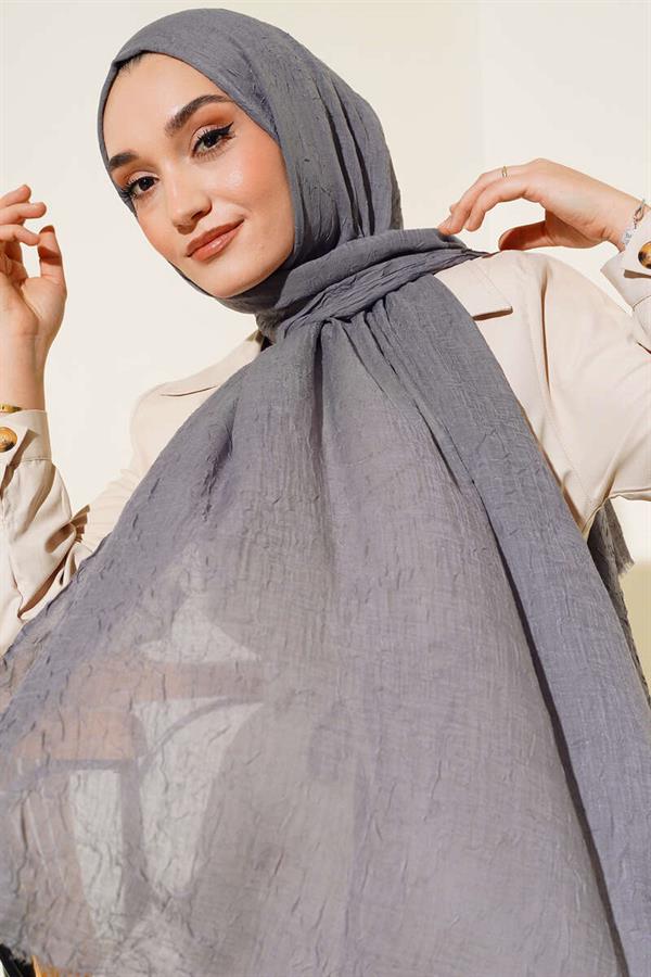 Organic Bamboo Krash Shawl Smoked