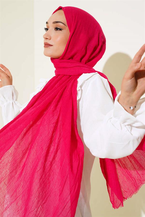 Organic Bamboo Krash Shawl Fuchsia