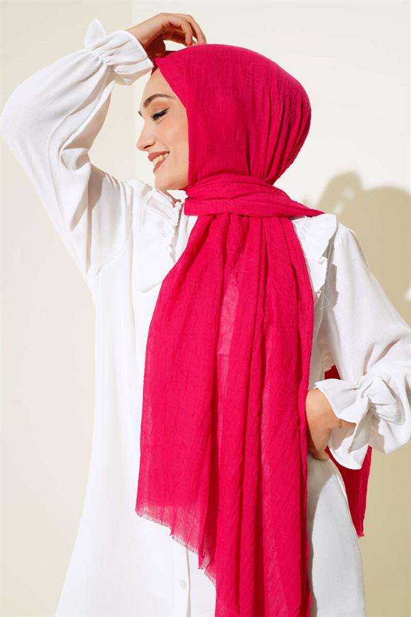 Organic Bamboo Krash Shawl Fuchsia