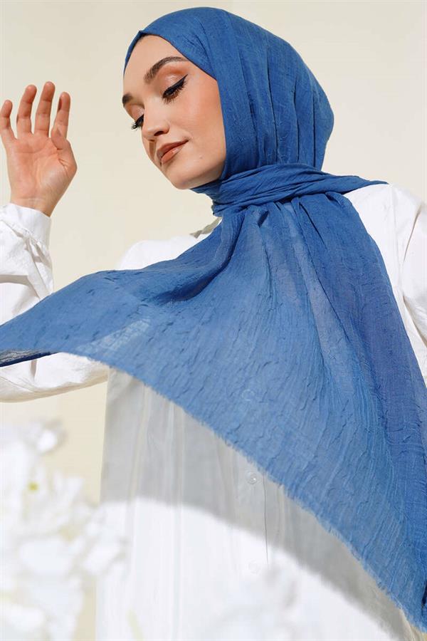 Organic Bamboo Krash Shawl Indigo