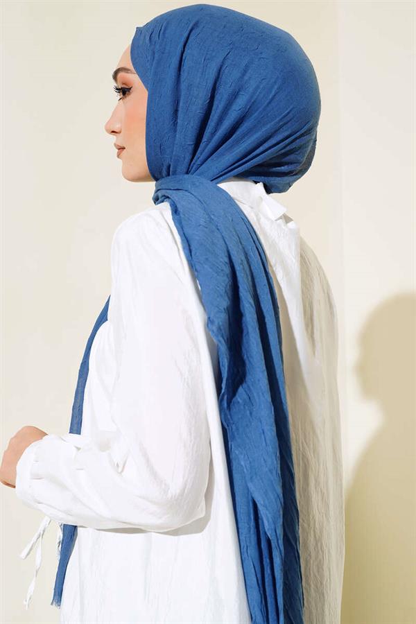 Organic Bamboo Krash Shawl Indigo