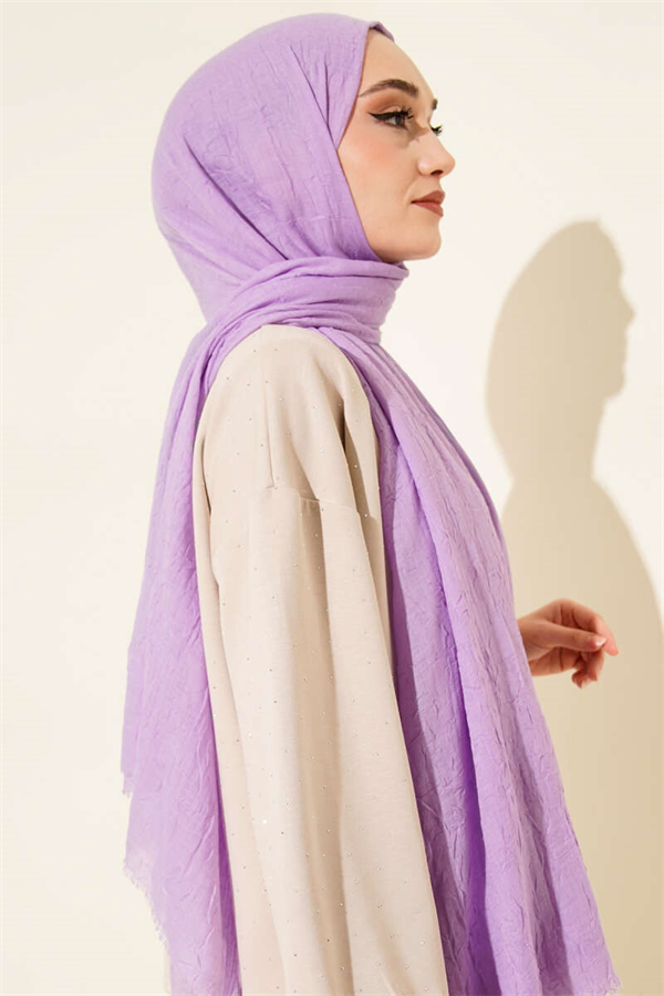 Organic Bamboo Kash Shawl Lilac -56