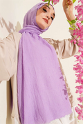 Organic Bamboo Kash Shawl Lilac -56