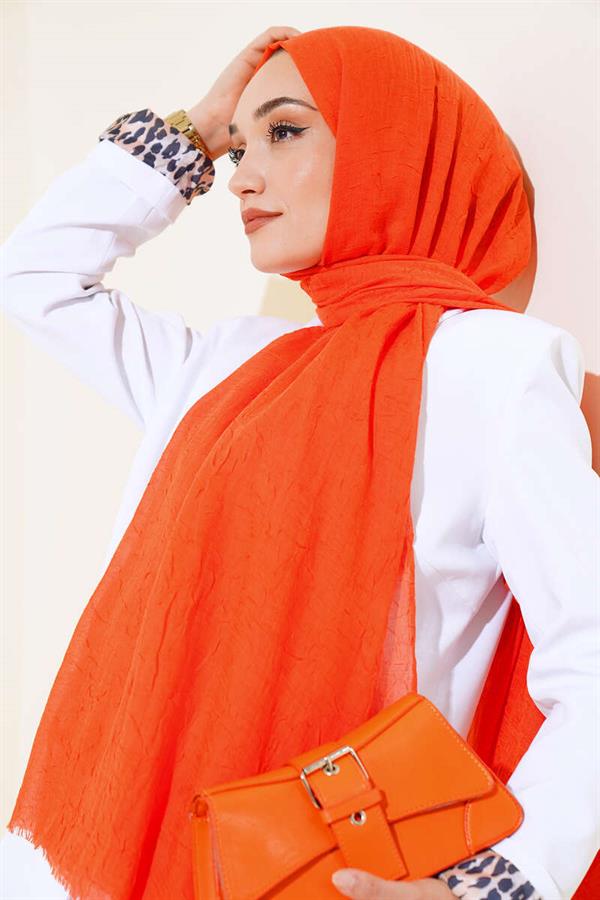 Organic Bamboo Krash Shawl Orange