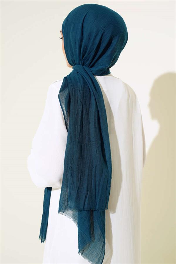 Organic Bamboo Krash Shawl Petrol Green