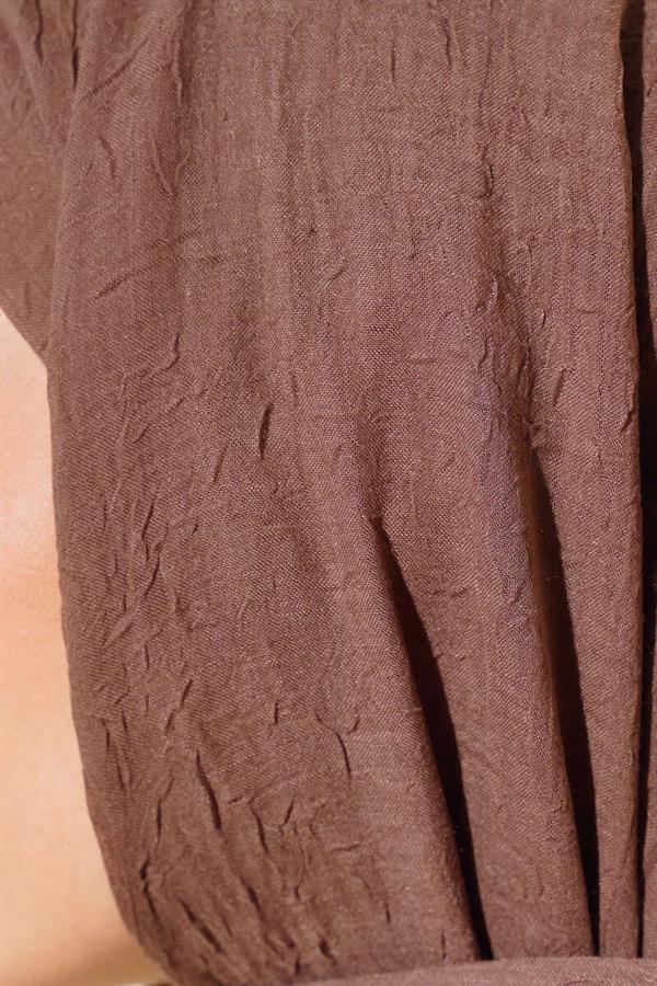 Organic Bamboo Krash Shawl Soft Coffee