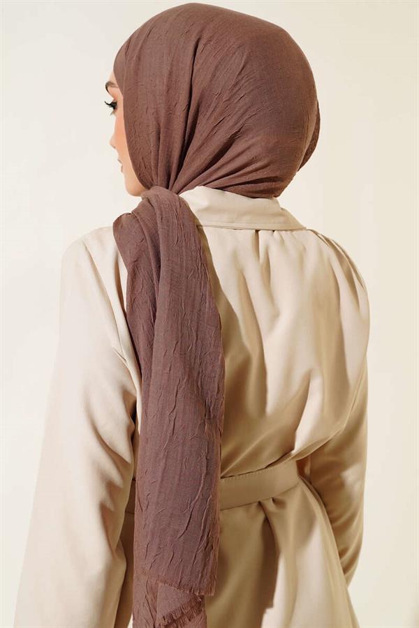 Organic Bamboo Krash Shawl Soft Coffee