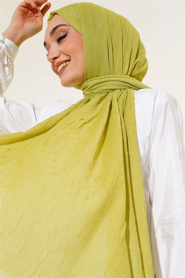 Organic Bamboo Krash Shawl Oil Green
