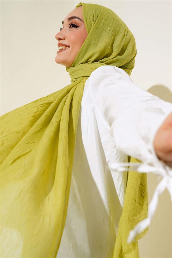 Organic Bamboo Krash Shawl Oil Green