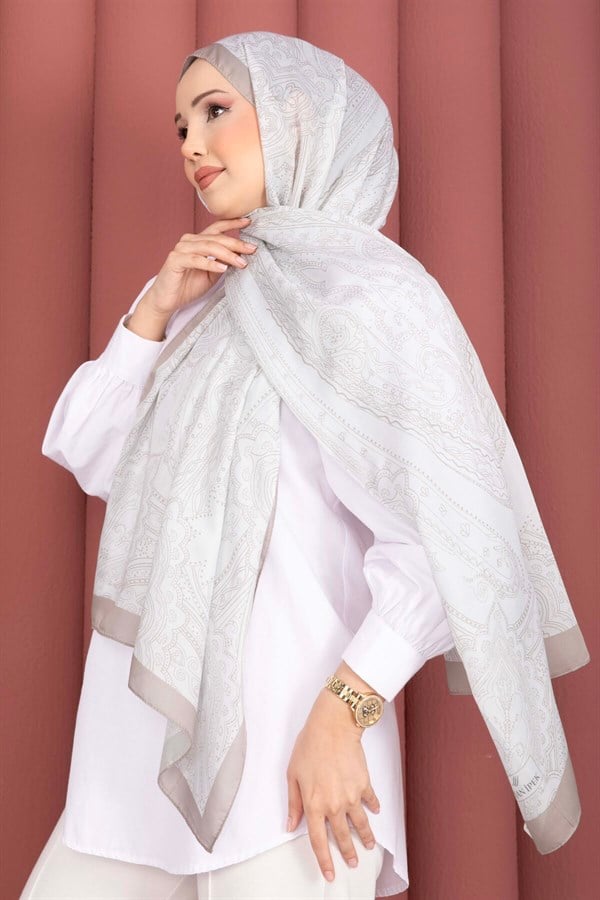 Authentic Motif Shawl Series Beige