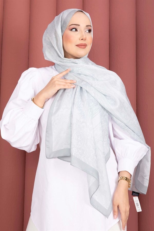 Authentic Motif Shawl Series Grey