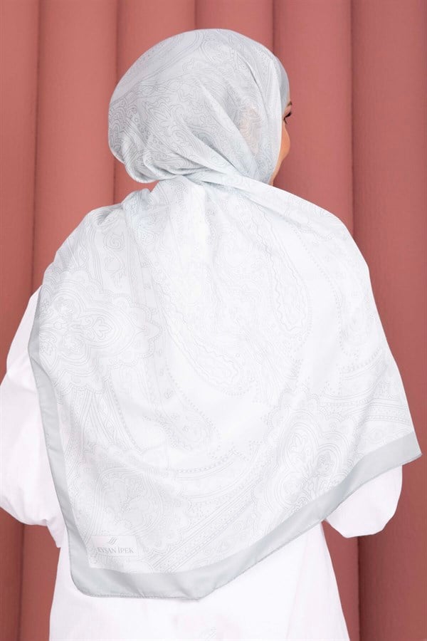 Authentic Motif Shawl Series Grey