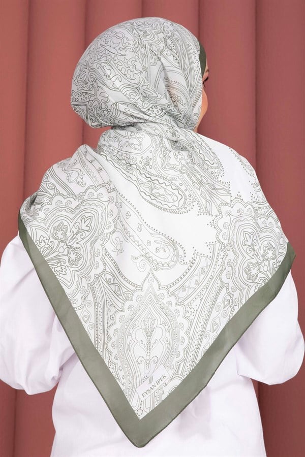 Authentic Motif Shawl Series Khaki