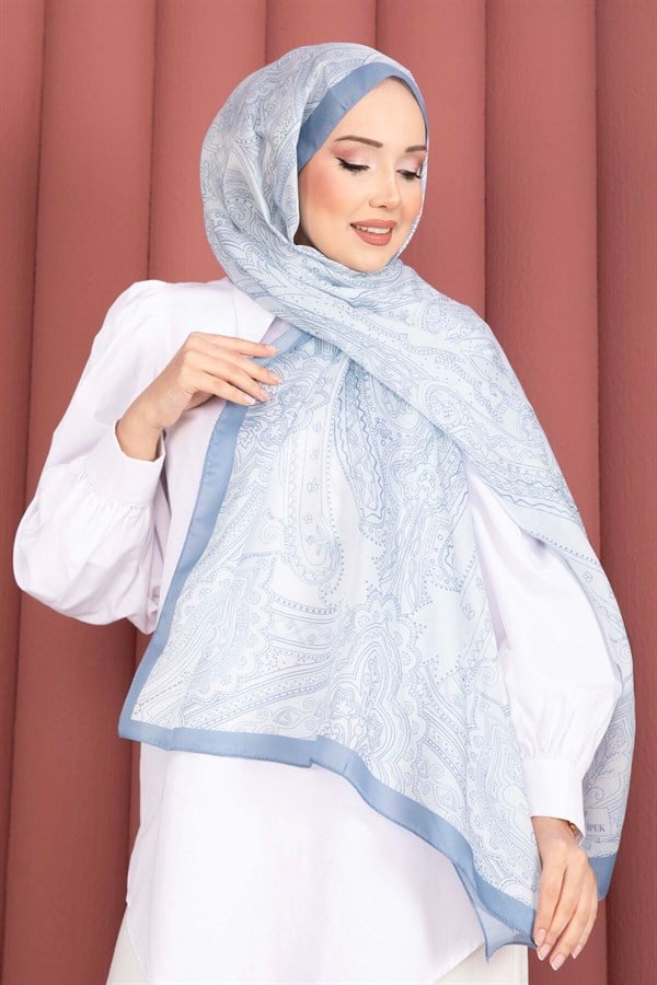 Authentic Motif Shawl Series Indigo