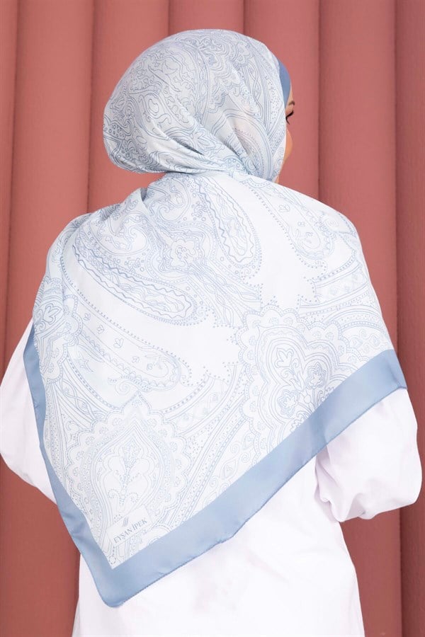 Authentic Motif Shawl Series Indigo