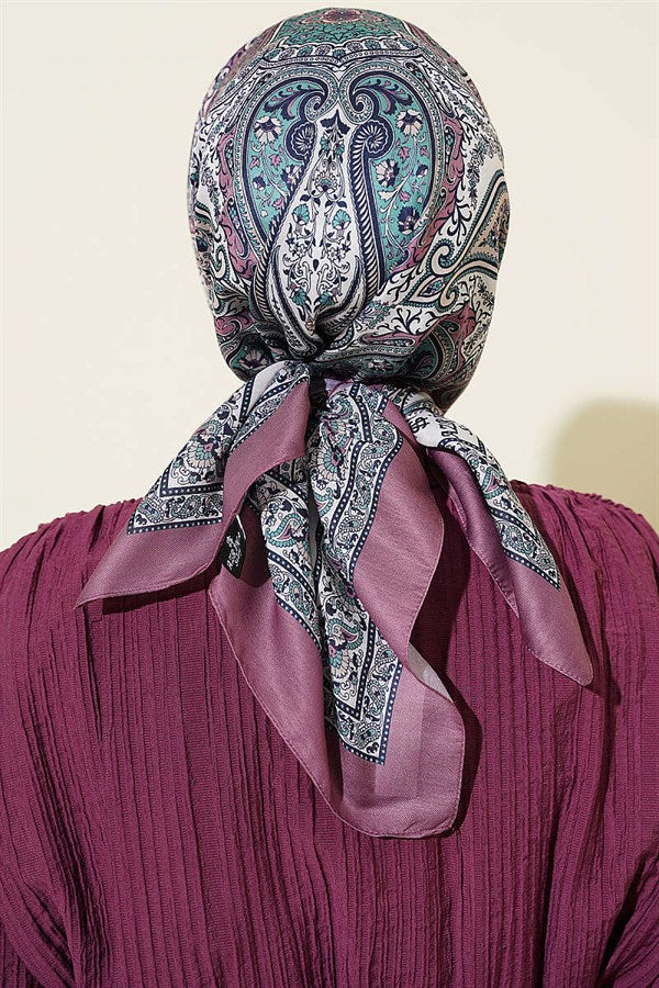 Authentic Patterned Scarf Magenta