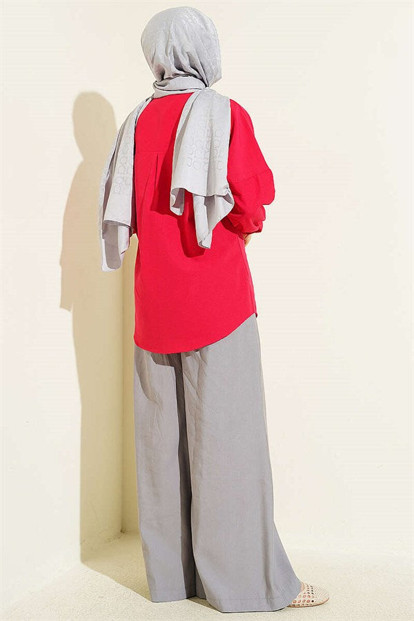 Alizarin Oversize Shirt