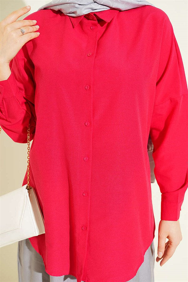 Alizarin Oversize Shirt