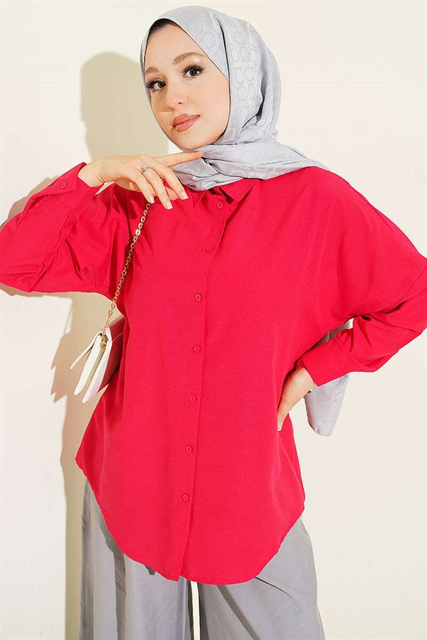 Alizarin Oversize Shirt