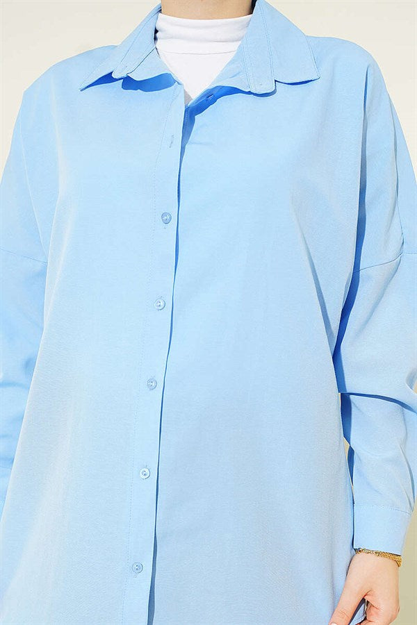 Oversize Shirt Baby Blue