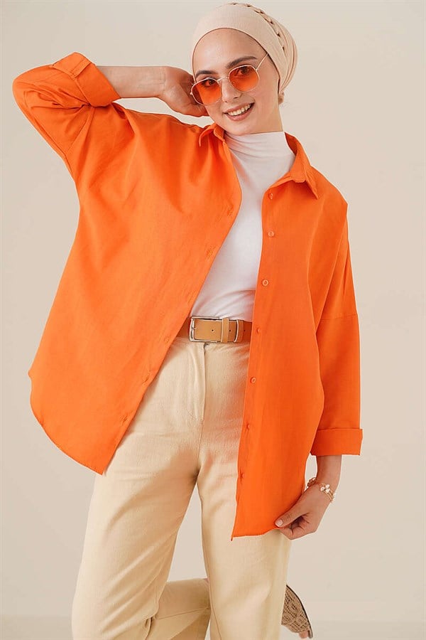 Oversize Shirt Orange