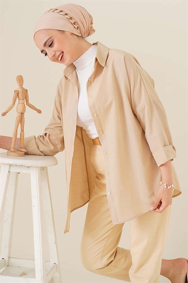 Oversize Papaya Shirt