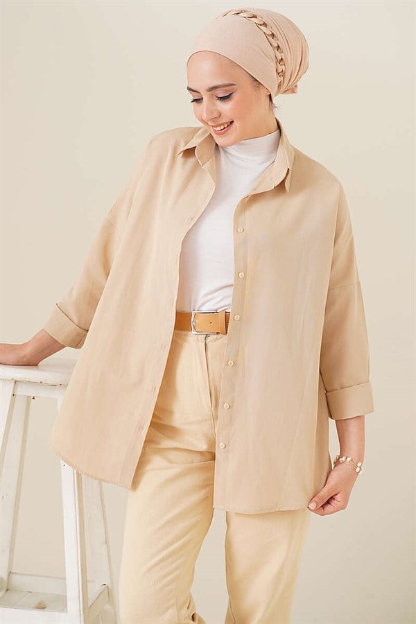 Oversize Papaya Shirt