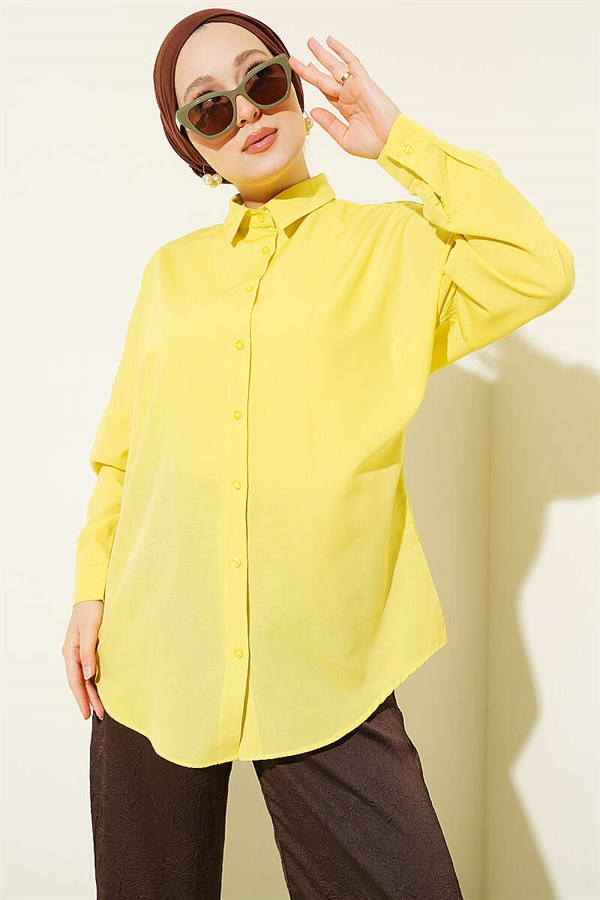 Oversize Shirt Yellow