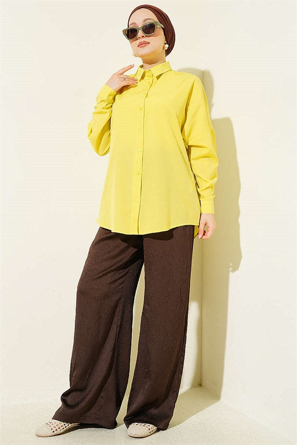 Oversize Shirt Yellow