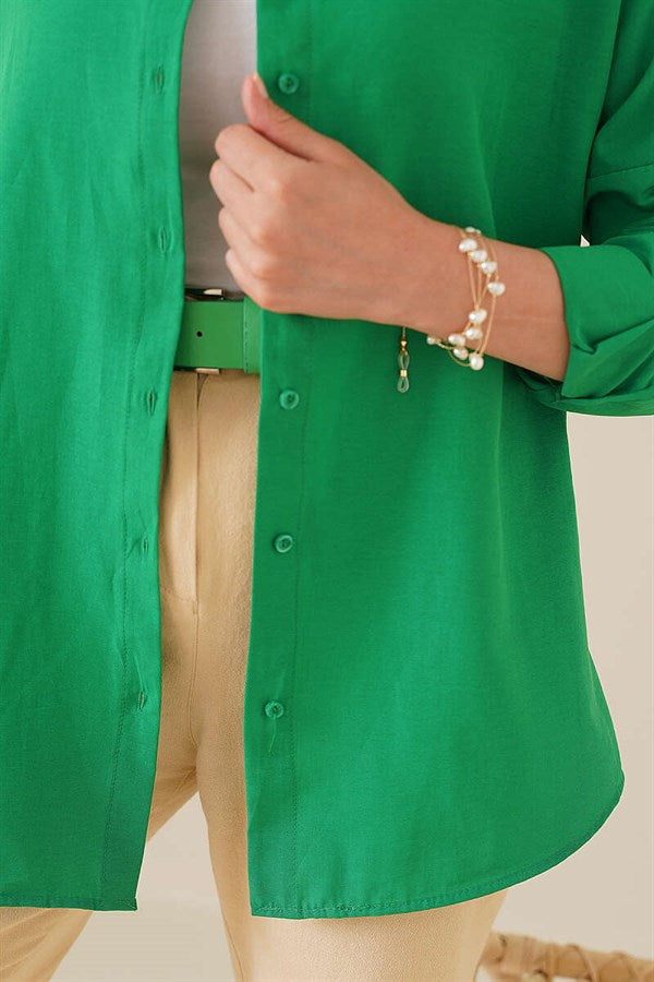 Oversize Shirt Green